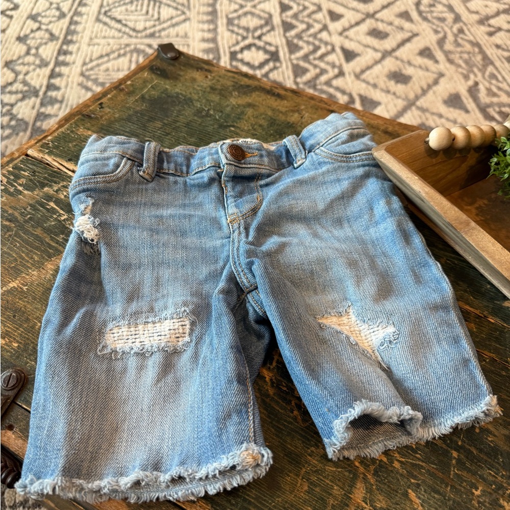 OshKosh B'gosh Light Blue Distressed Denim Shorts